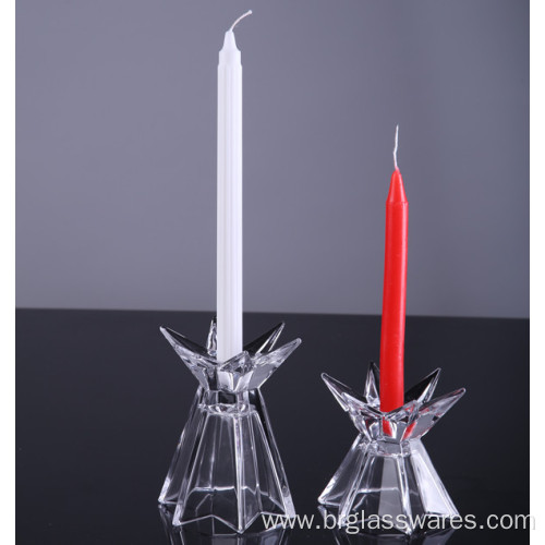 Set of 2 Unique Shine Star Candlestick Holder
